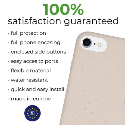 Natural white plant-based iPhone case product image