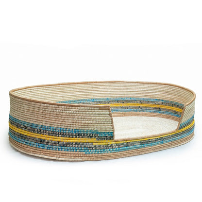 Additional view of handwoven natural-fibre pet bed basket
